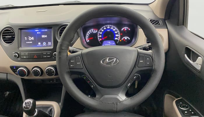 2019 Hyundai Grand i10 SPORTZ 1.2 KAPPA VTVT, Petrol, Manual, 37,642 km, Steering Wheel Close Up