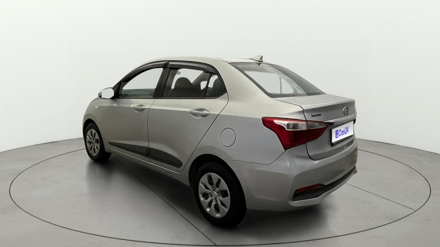 2017 Hyundai Xcent E, Petrol, Manual, 94,812 km, Left Back Diagonal