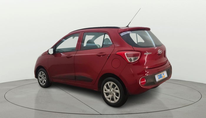2017 Hyundai Grand i10 SPORTZ (O) 1.2 KAPPA VTVT, Petrol, Manual, 70,307 km, Left Back Diagonal