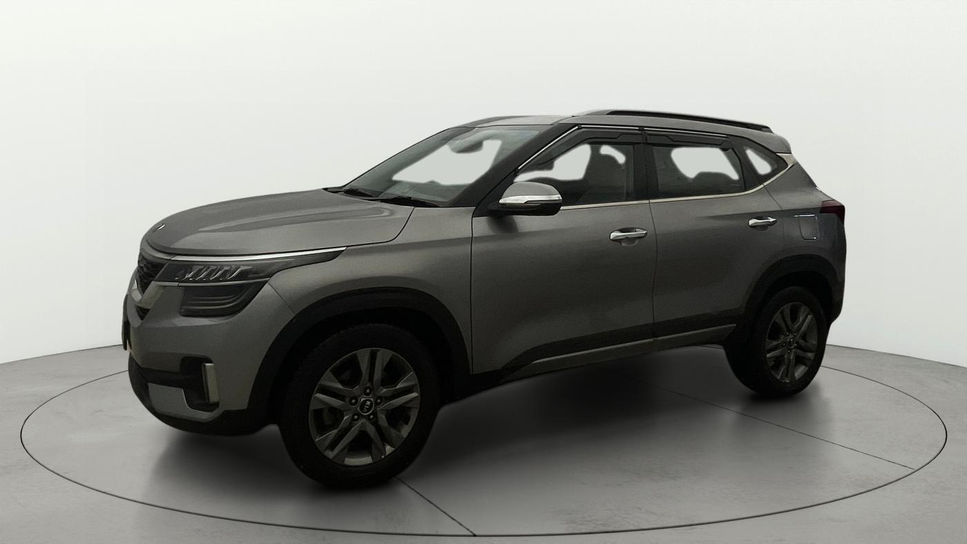 2019 KIA SELTOS HTX IVT 1.5 PETROL, Petrol, Automatic, 63,207 km, Left Front Diagonal