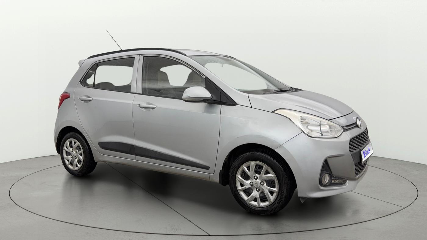 2018 Hyundai Grand i10 SPORTZ 1.2 KAPPA VTVT, Petrol, Manual, 49,829 km, Right Front Diagonal