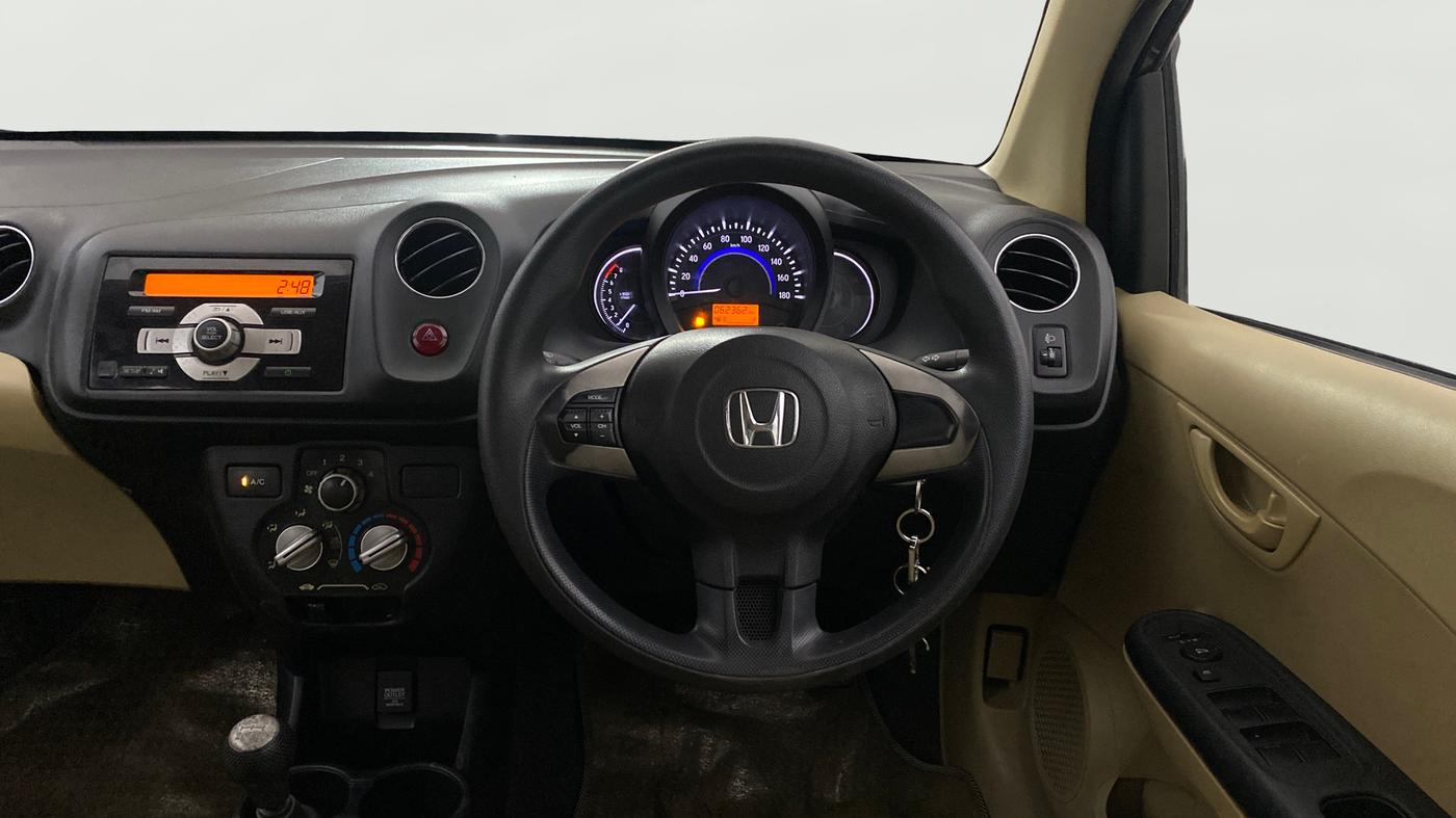 2015 Honda Amaze 1.2L I-VTEC S, Petrol, Manual, 62,361 km, Steering Wheel Close Up
