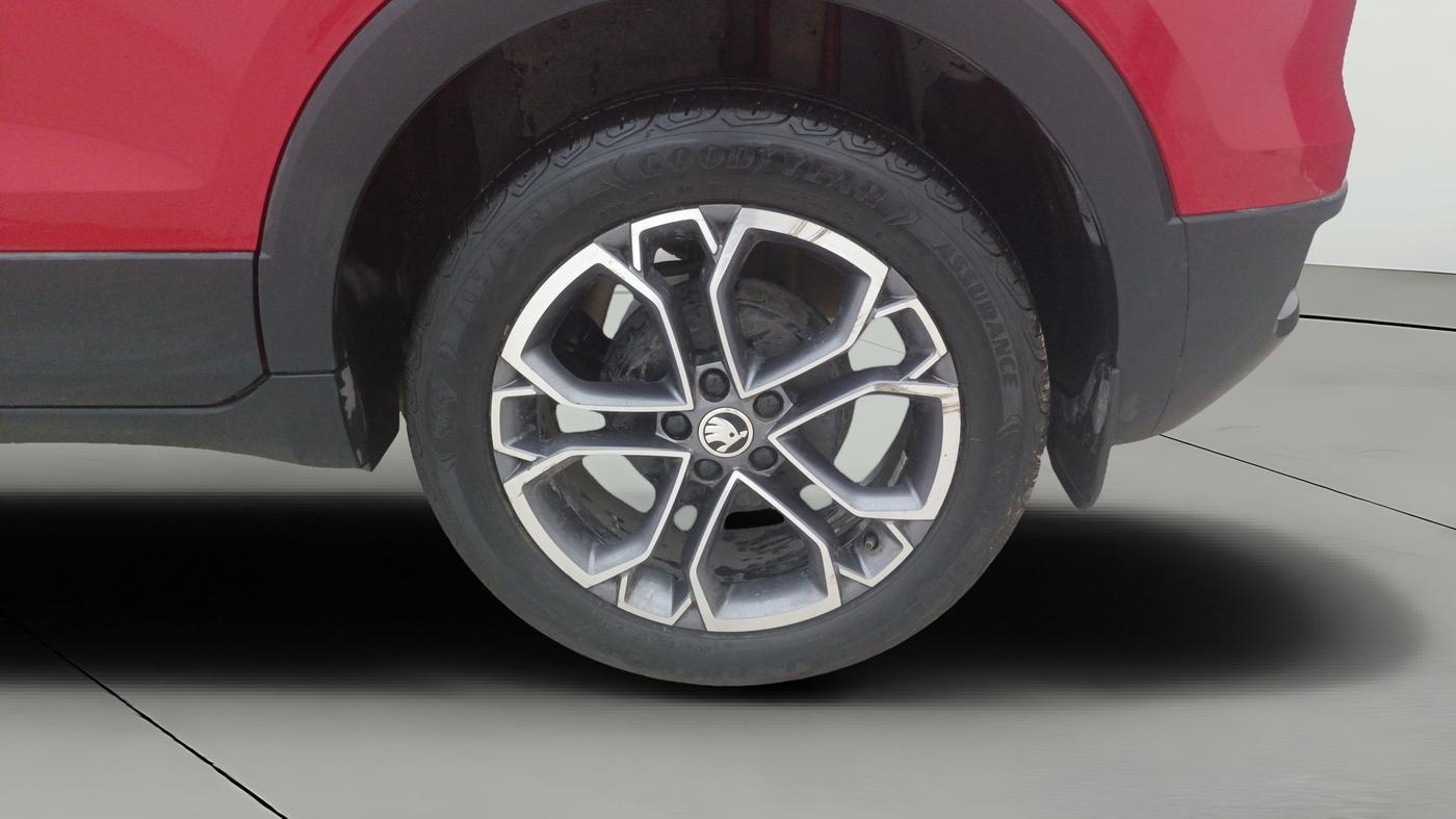 2022 Skoda KUSHAQ STYLE 1.0L TSI AT (6 AIRBAGS), Petrol, Automatic, 22,517 km, Left Rear Wheel