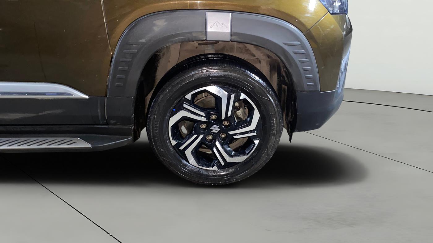 2024 Maruti BREZZA ZXI + AT SMART HYBRID DUAL TONE, Petrol, Automatic, 47,475 km, Right Front Wheel