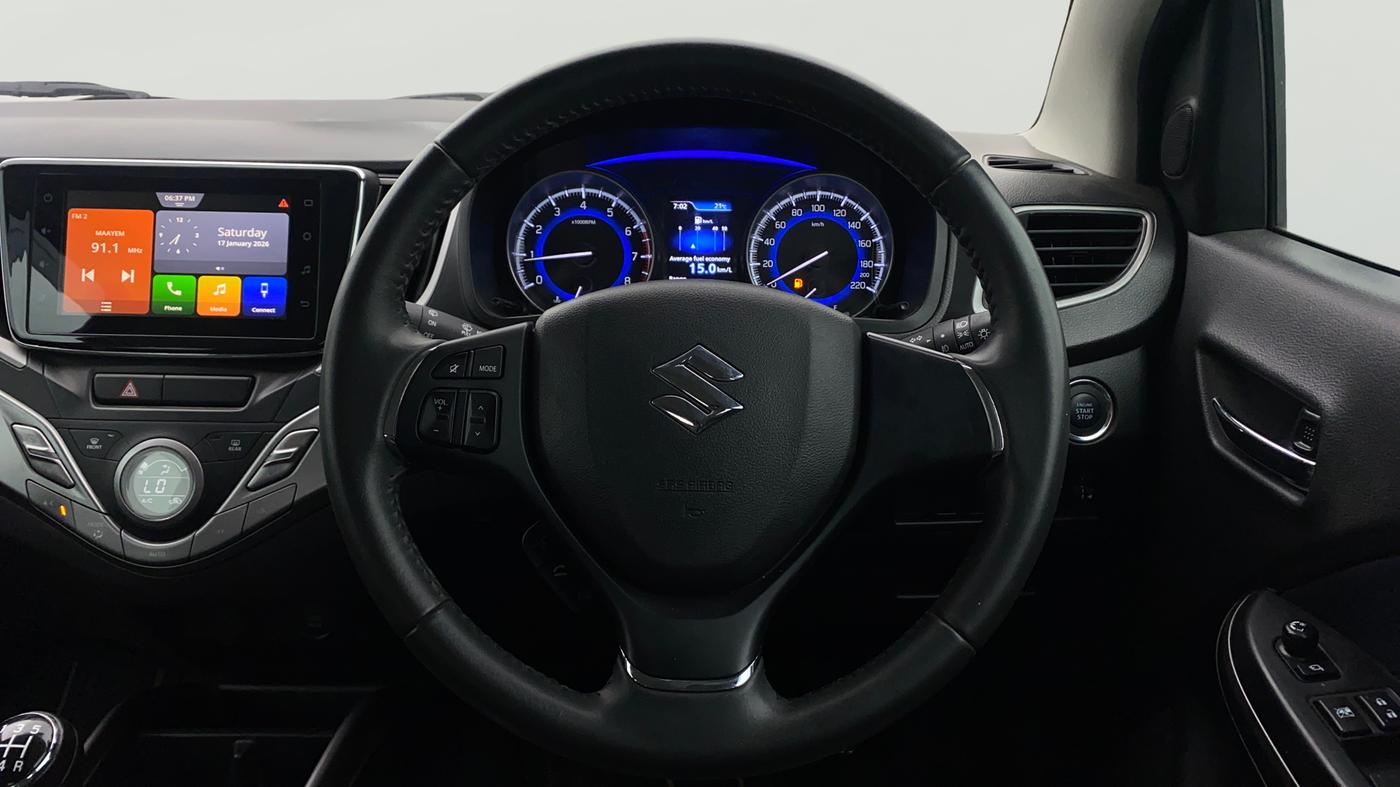 2021 Maruti Baleno ALPHA PETROL 1.2, Petrol, Manual, 37,793 km, Steering Wheel Close Up