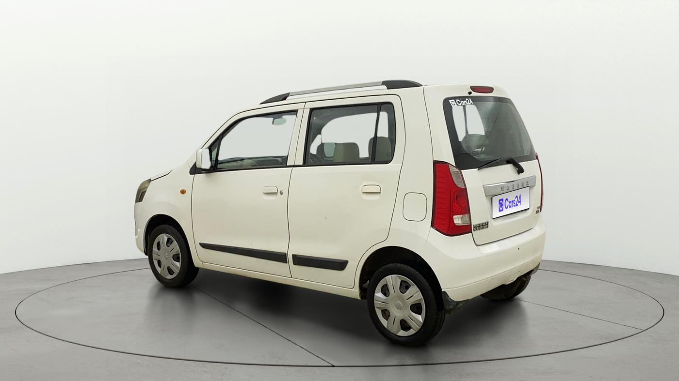 2018 Maruti Wagon R 1.0 VXI AMT, Petrol, Automatic, 45,777 km, Left Back Diagonal