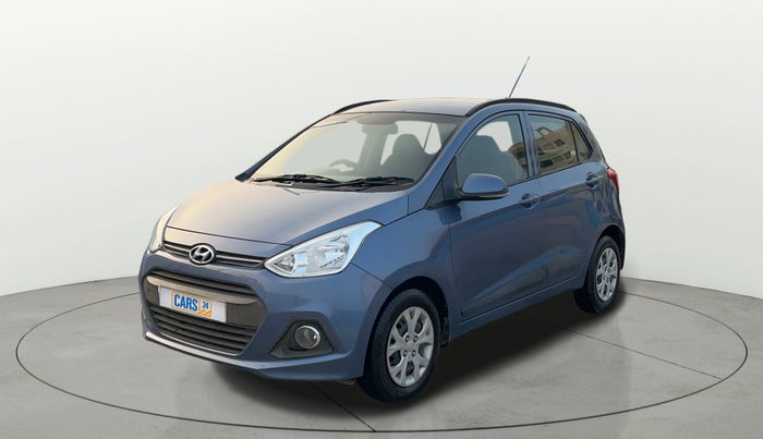 2016 Hyundai Grand i10 SPORTZ 1.2 KAPPA VTVT, Petrol, Manual, 48,070 km, Left Front Diagonal