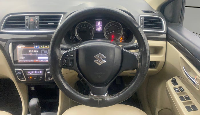 2018 Maruti Ciaz ALPHA  AT 1.4  PETROL, Petrol, Automatic, 1,10,082 km, Steering Wheel Close Up