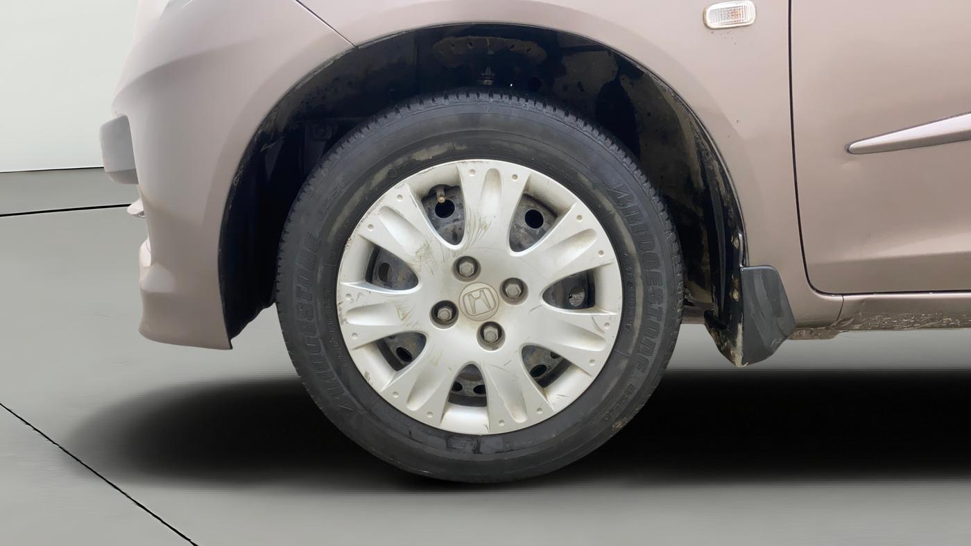 2014 Honda Brio S MT, Petrol, Manual, 81,093 km, Left Front Wheel