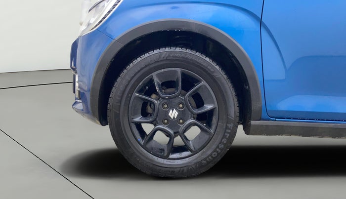 2018 Maruti IGNIS ALPHA 1.2 AMT DUAL TONE, Petrol, Automatic, 75,994 km, Left Front Wheel