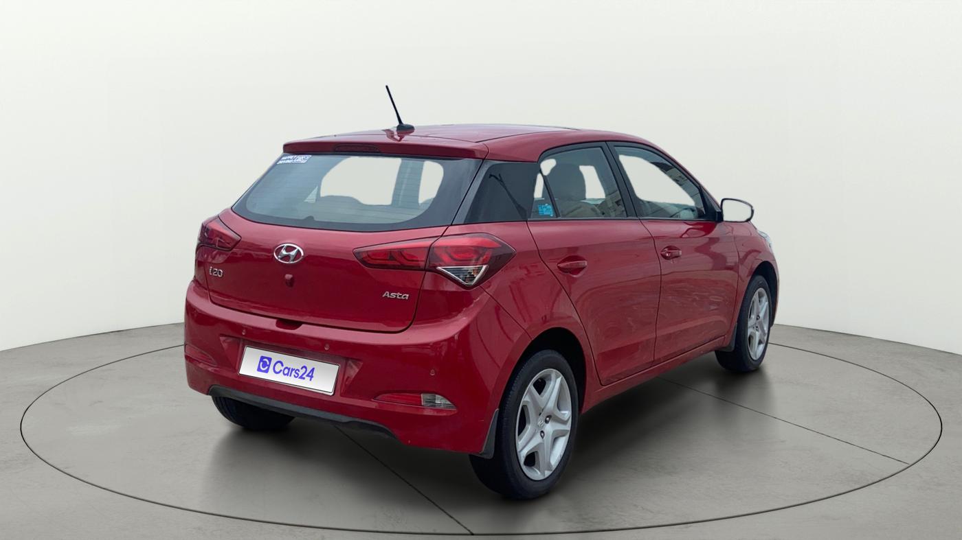 2017 Hyundai Elite i20 ASTA 1.2, Petrol, Manual, 88,765 km, Right Back Diagonal
