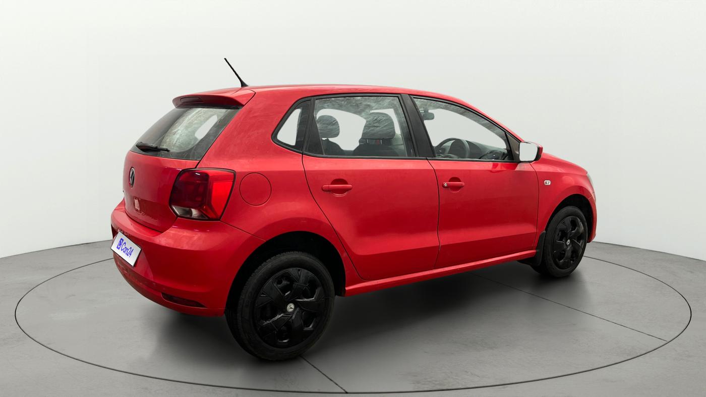 2015 Volkswagen Polo COMFORTLINE 1.2L, Petrol, Manual, 62,856 km, Right Back Diagonal