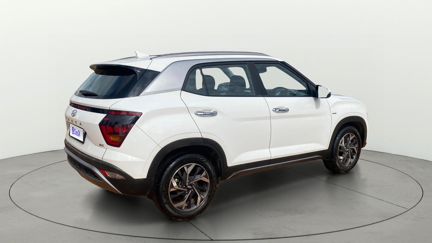 2023 Hyundai Creta SX (O) IVT 1.5 PETROL, Petrol, Automatic, 22,917 km, Right Back Diagonal