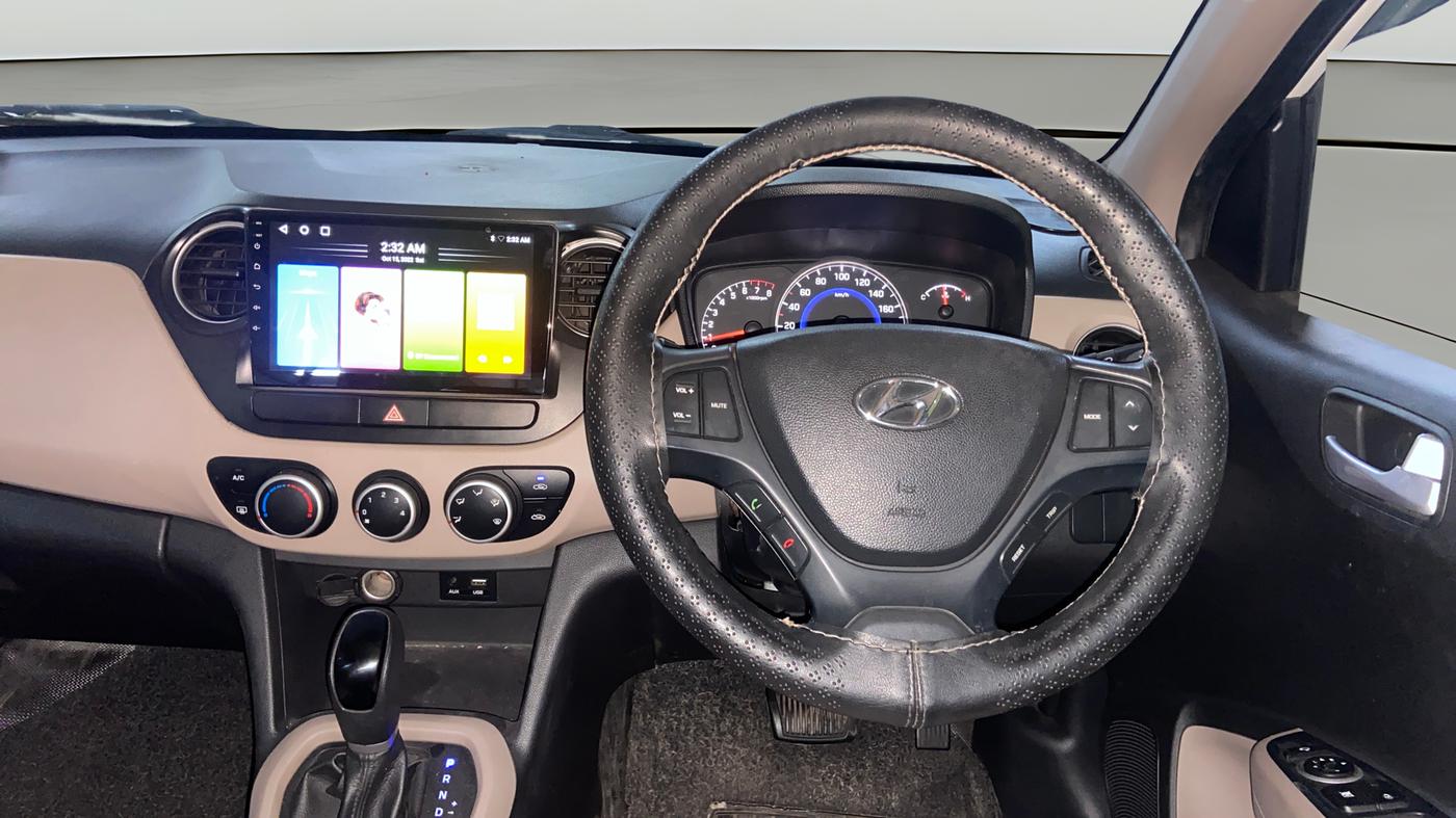 2016 Hyundai Grand i10 ASTA (O) AT 1.2 KAPPA VTVT, Petrol, Automatic, 52,189 km, Steering Wheel Close Up