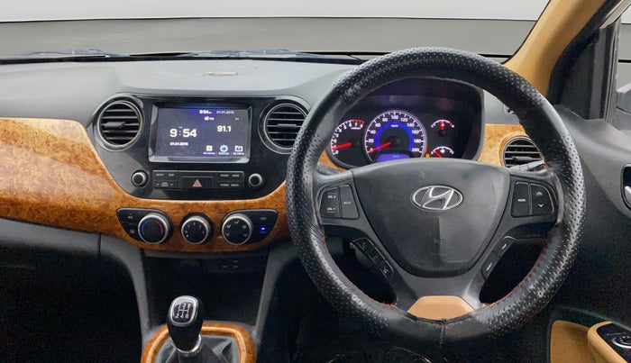 2017 Hyundai Grand i10 SPORTZ (O) 1.2 KAPPA VTVT, Petrol, Manual, 64,964 km, Steering Wheel Close Up