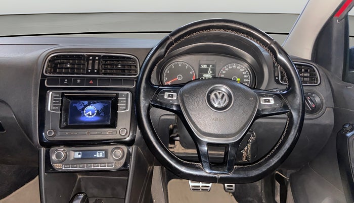 2016 Volkswagen Polo GT TSI AT, Petrol, Automatic, 1,29,201 km, Steering Wheel Close Up