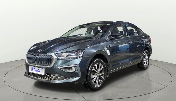 2024 Skoda SLAVIA STYLE 1.0L TSI AT, Petrol, Automatic, 16,234 km, Left Front Diagonal