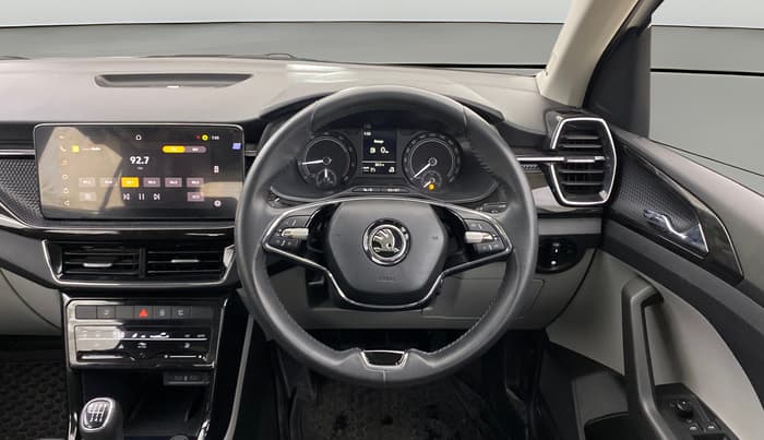 2021 Skoda KUSHAQ STYLE 1.0L TSI MT, Petrol, Manual, 18,094 km, Steering Wheel Close Up
