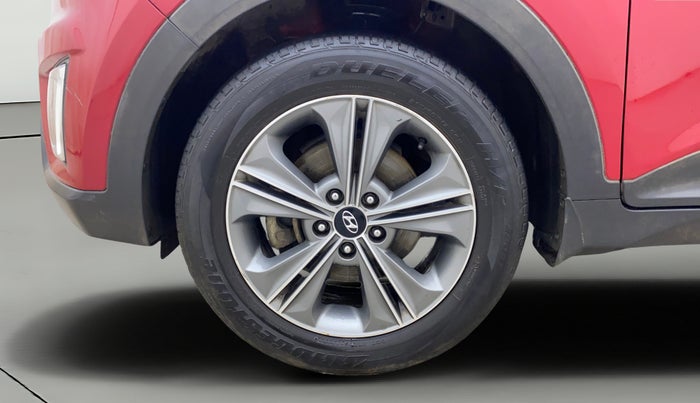 2017 Hyundai Creta SX PLUS AT 1.6 PETROL, Petrol, Automatic, 78,462 km, Left Front Wheel