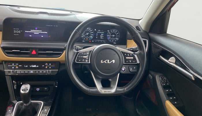 2023 KIA SELTOS  HTX PLUS 1.5 TURBO PETROL IMT, Petrol, Manual, 6,335 km, Steering Wheel Close Up