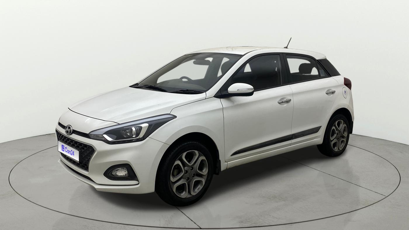 2019 Hyundai Elite i20 ASTA (O) CVT, Petrol, Automatic, 1,03,334 km, Left Front Diagonal