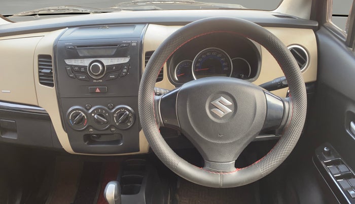 2018 Maruti Wagon R 1.0 VXI AMT, Petrol, Automatic, 15,406 km, Steering Wheel Close Up