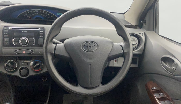 2013 Toyota Etios G, Petrol, Manual, 29,692 km, Steering Wheel Close Up