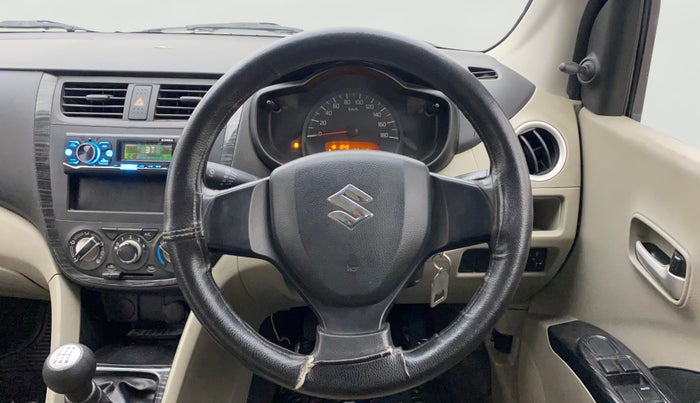 2014 Maruti Celerio VXI, Petrol, Manual, 1,26,121 km, Steering Wheel Close Up