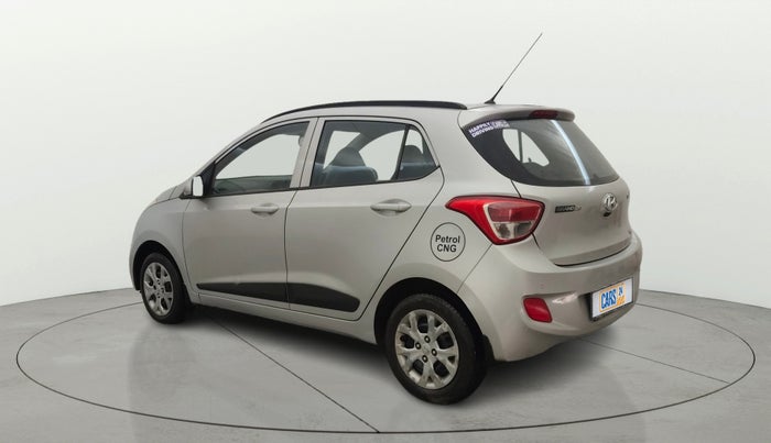 2016 Hyundai Grand i10 SPORTZ 1.2 KAPPA VTVT, CNG, Manual, 80,145 km, Left Back Diagonal