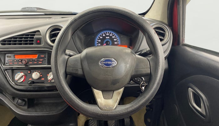 2018 Datsun Redi Go S, Petrol, Manual, 59,438 km, Steering Wheel Close Up