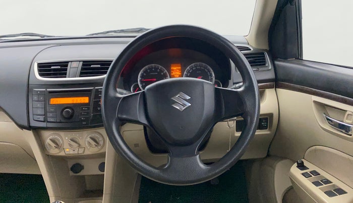 2013 Maruti Swift Dzire VXI, Petrol, Manual, 91,432 km, Steering Wheel Close Up