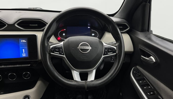 2022 Nissan MAGNITE XV TURBO CVT, Petrol, Automatic, 20,805 km, Steering Wheel Close Up