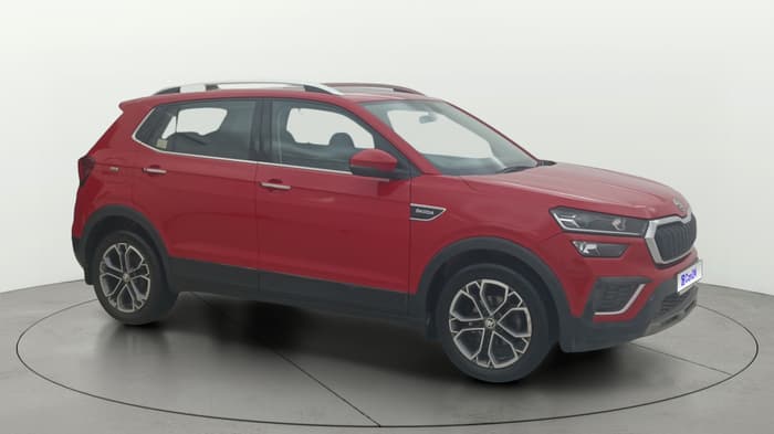 2022 Skoda KUSHAQ STYLE 1.0L TSI AT (6 AIRBAGS), Petrol, Automatic, 22,517 km, Right Front Diagonal