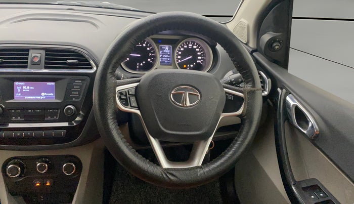 2017 Tata Tiago XZA PETROL, Petrol, Automatic, 66,864 km, Steering Wheel Close Up