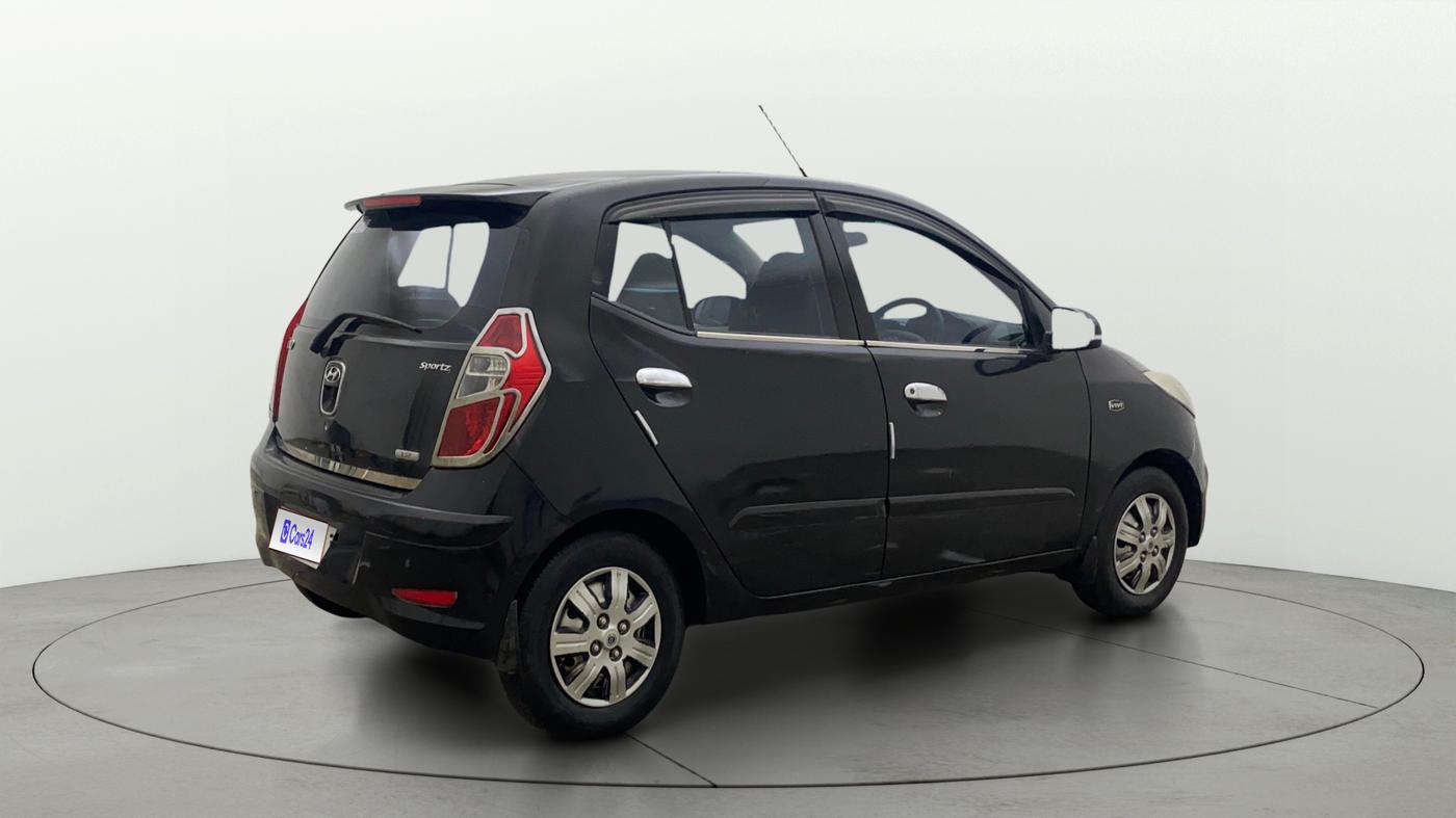 2013 Hyundai i10 SPORTZ 1.2, Petrol, Manual, 58,986 km, Right Back Diagonal