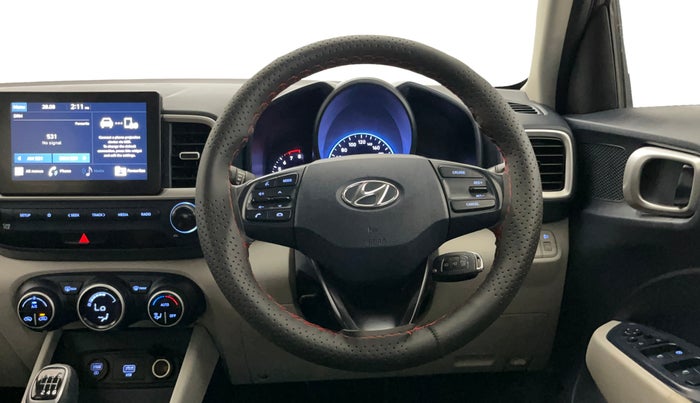 2020 Hyundai VENUE SX 1.0 TURBO IMT DUAL TONE, Petrol, Manual, 59,476 km, Steering Wheel Close Up