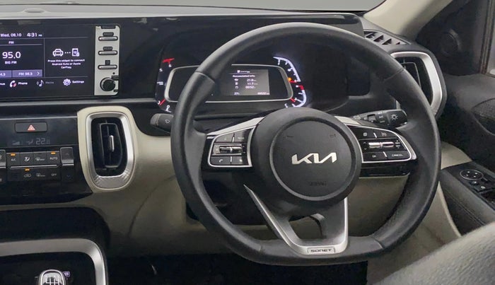 2022 KIA SONET HTX 1.5, Diesel, Manual, 49,501 km, Steering Wheel Close Up