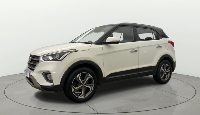 2018 Hyundai Creta SX 1.6 PETROL DUAL TONE, Petrol, Manual, 82,577 km, Left Front Diagonal