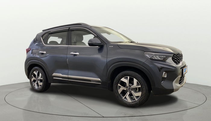 2023 KIA SONET HTX 1.0 TURBO PETROL IMT, Petrol, Manual, 21,705 km, Right Front Diagonal
