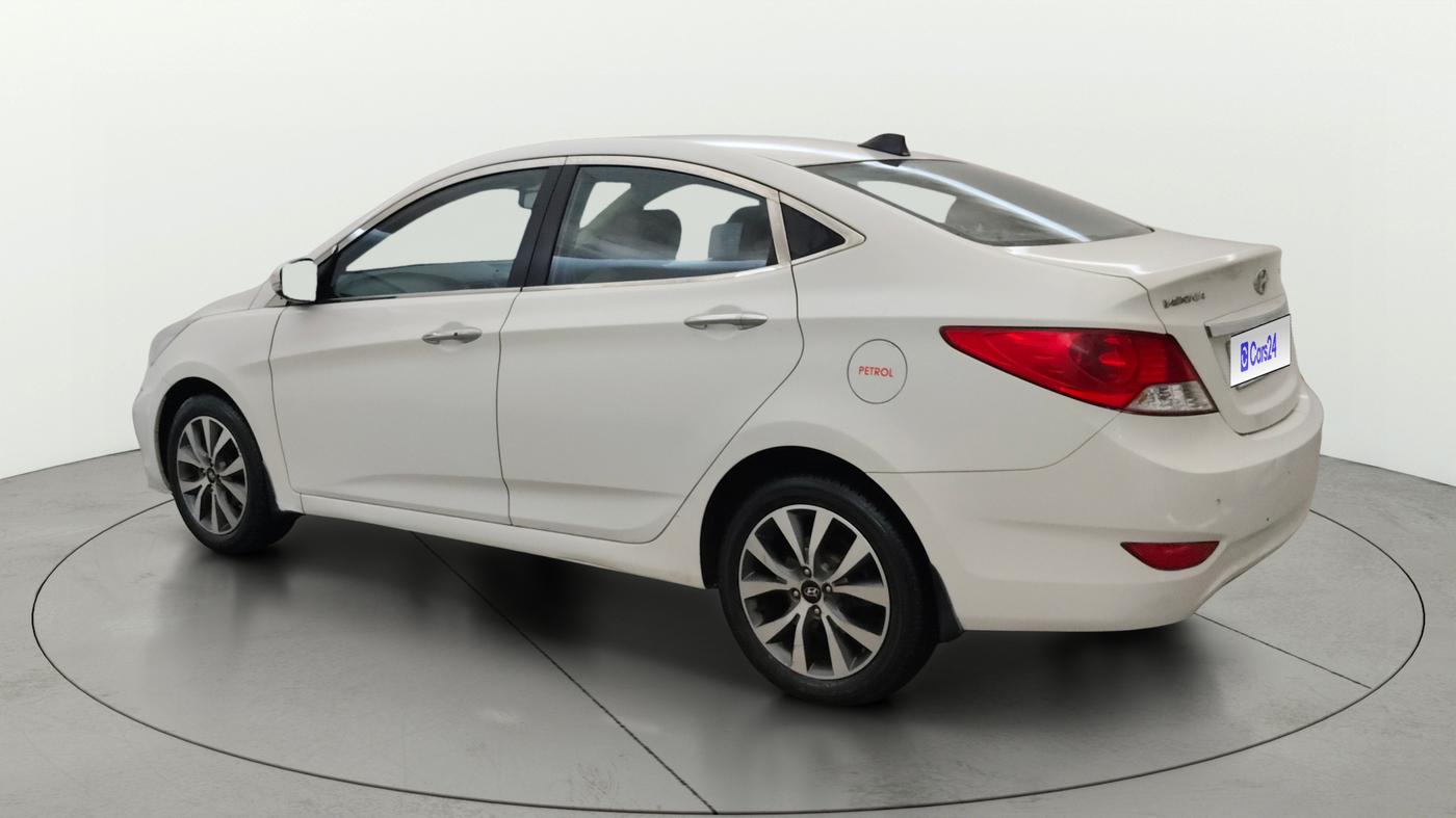 2014 Hyundai Verna FLUIDIC 1.6 VTVT SX OPT, Petrol, Manual, 47,752 km, Left Back Diagonal