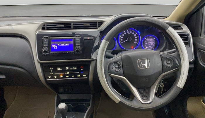 2016 Honda City 1.5L I-VTEC V MT, Petrol, Manual, 1,17,288 km, Steering Wheel Close Up