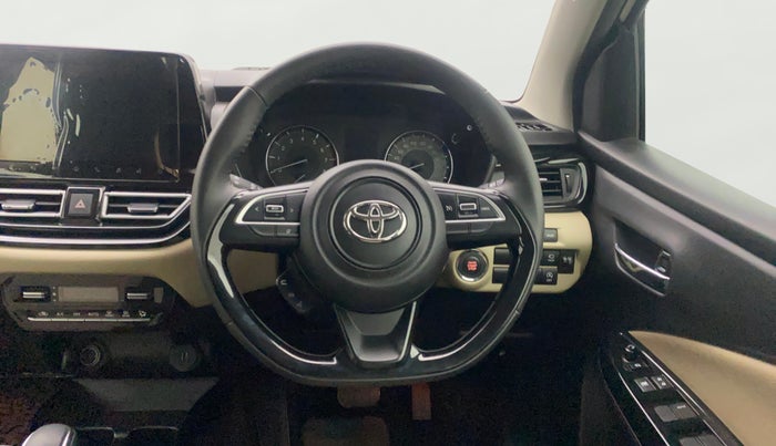 2022 Toyota Glanza V AMT, Petrol, Automatic, 14,530 km, Steering Wheel Close Up