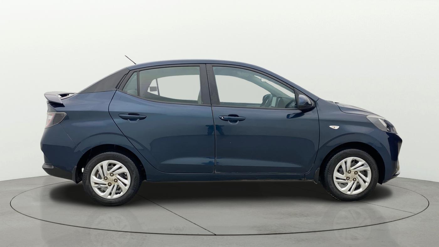 2022 Hyundai AURA S 1.2 CNG, CNG, Manual, 37,661 km, Right Side View