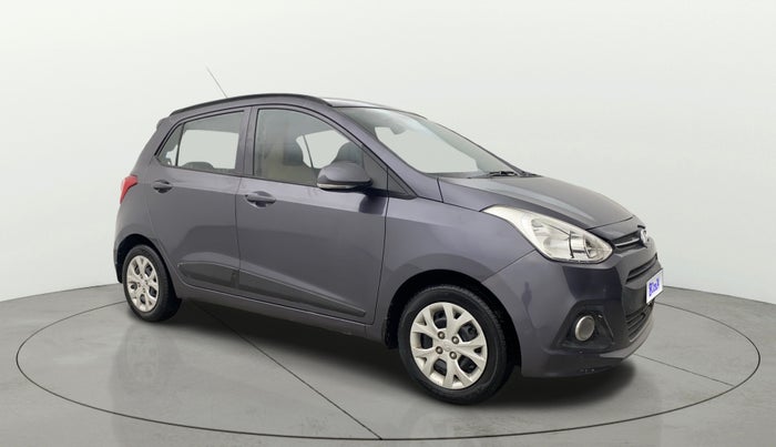 2016 Hyundai Grand i10 SPORTZ 1.2 KAPPA VTVT, Petrol, Manual, 22,280 km, Right Front Diagonal