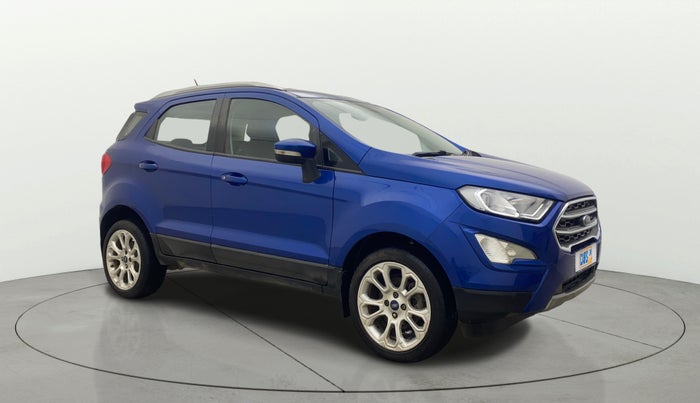 2018 Ford Ecosport TITANIUM + 1.5L PETROL AT, Petrol, Automatic, 93,998 km, Right Front Diagonal