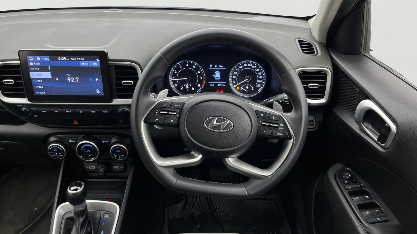 2021 Hyundai VENUE SX PLUS 1.0 TURBO DCT, Petrol, Automatic, 37,944 km, Steering Wheel Close Up