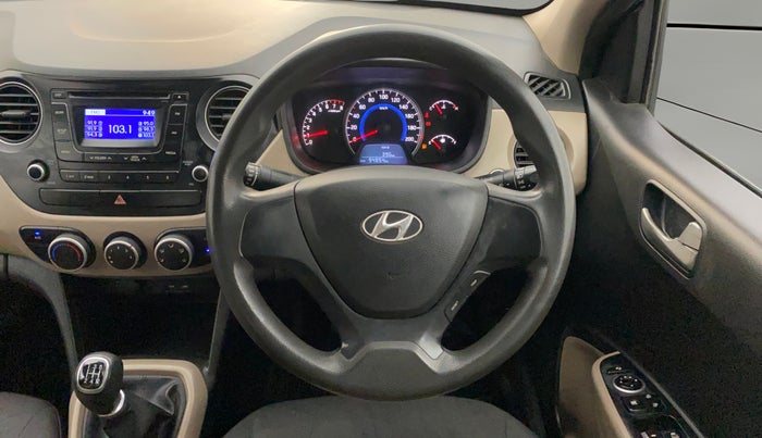 2014 Hyundai Grand i10 SPORTZ 1.2 KAPPA VTVT, Petrol, Manual, 94,819 km, Steering Wheel Close Up