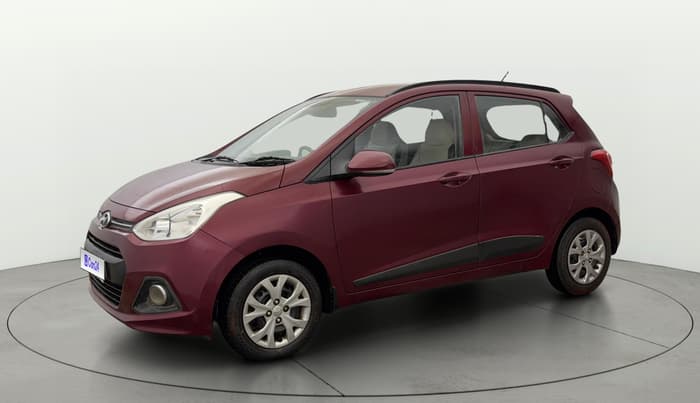 2016 Hyundai Grand i10 SPORTZ 1.2 KAPPA VTVT, Petrol, Manual, 67,738 km, Left Front Diagonal