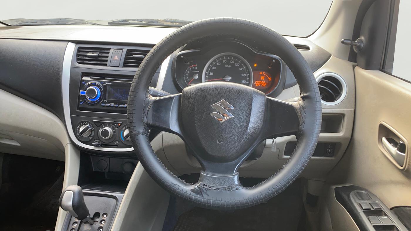 2016 Maruti Celerio VXI AMT, Petrol, Automatic, 1,43,989 km, Steering Wheel Close Up