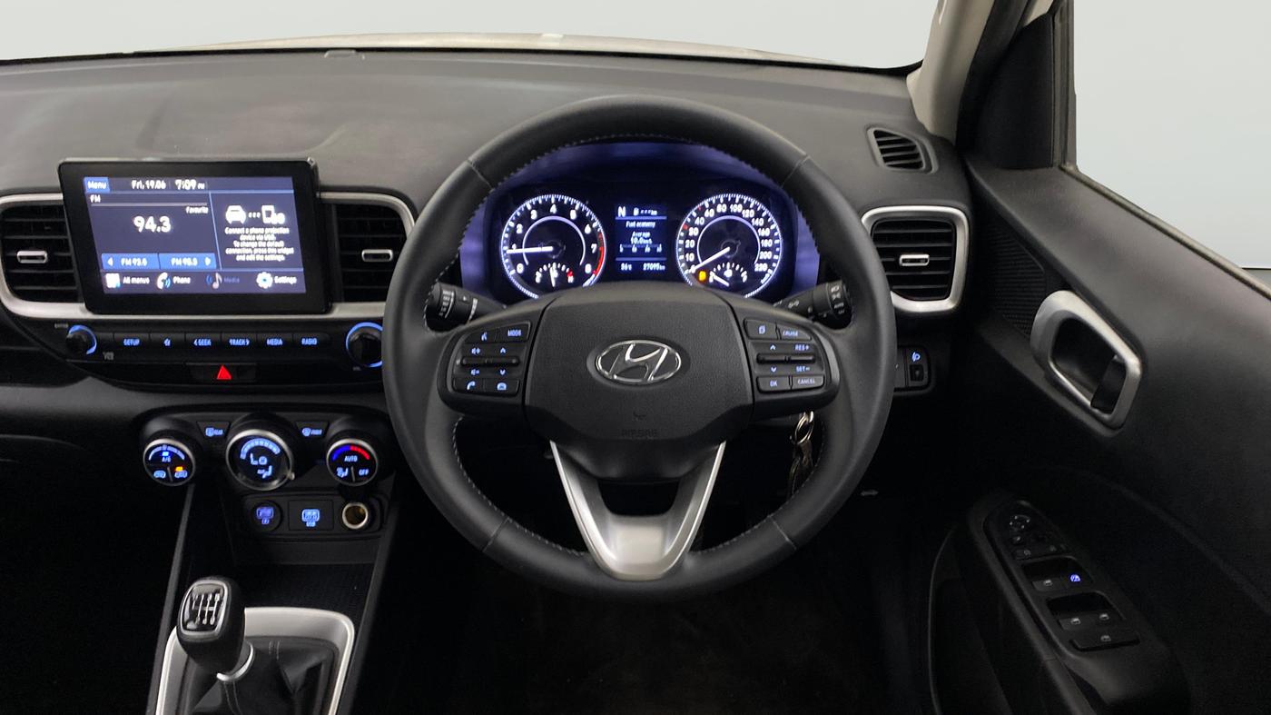 2021 Hyundai VENUE SX 1.0 TURBO IMT, Petrol, Manual, 27,095 km, Steering Wheel Close Up